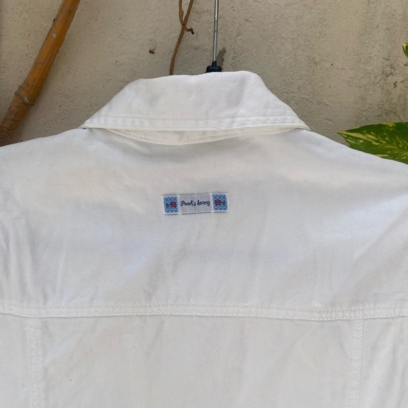 Vintage Winnie The Pooh White Jean Vest - Picture 4 of 5